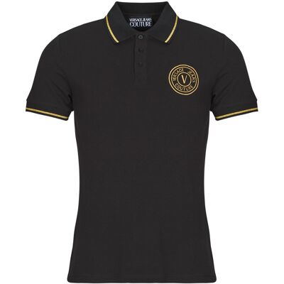 Πόλο με κοντά μανίκια Versace Jeans Couture 78GAGT00 Black Small αρσενικός Πόλο με κοντά μανίκια Versace Jeans Couture 78GAGT00 Black Small αρσενικός