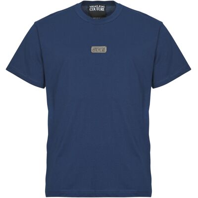 T-shirt με κοντά μανίκια Versace Jeans Couture 78GAHT08 Μπλέ Large αρσενικός T-shirt με κοντά μανίκια Versace Jeans Couture 78GAHT08 Μπλέ Large αρσενικός