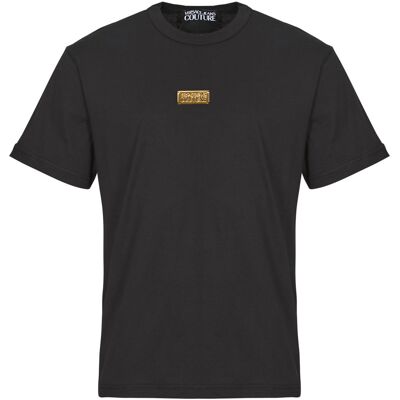 T-shirt με κοντά μανίκια Versace Jeans Couture 78GAHT08 Black Small αρσενικός T-shirt με κοντά μανίκια Versace Jeans Couture 78GAHT08 Black Small αρσενικός