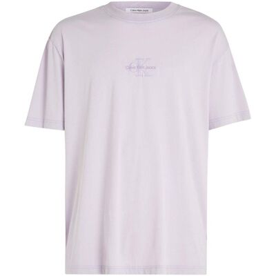 T-shirts & Polos Calvin Klein Jeans Washed Monologo Tee Violet Extra Large αρσενικός T-shirts & Polos Calvin Klein Jeans Washed Monologo Tee Violet Extra Large αρσενικός