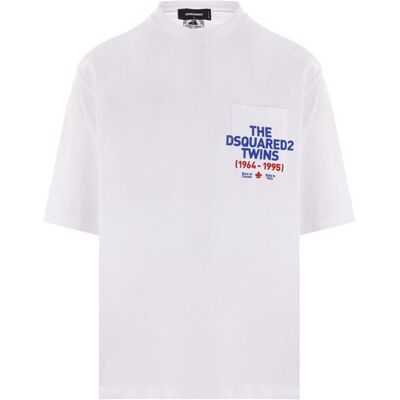 T-shirt με κοντά μανίκια Dsquared LOOSE FIT T-SHIRT MEN multicolour Large αρσενικός T-shirt με κοντά μανίκια Dsquared LOOSE FIT T-SHIRT MEN multicolour Large αρσενικός