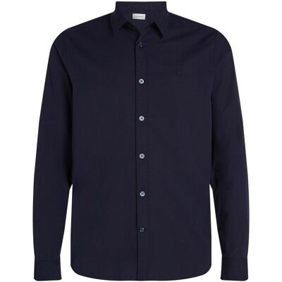 Πουκάμισο με μακριά μανίκια Calvin Klein Jeans Slim Stretch Shirt Μπλέ Extra Large αρσενικός Πουκάμισο με μακριά μανίκια Calvin Klein Jeans Slim Stretch Shirt Μπλέ Extra Large αρσενικός