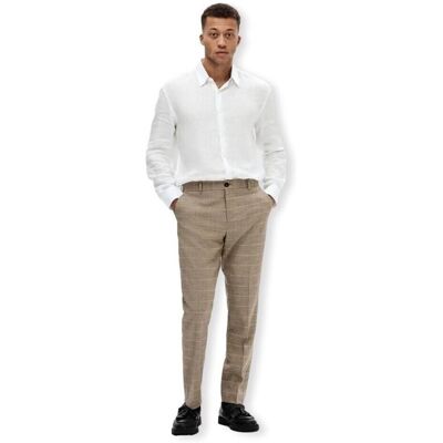 Πουκάμισο με μακριά μανίκια Selected Regkylian-Linen Shirt - White Άσπρο Small αρσενικός Πουκάμισο με μακριά μανίκια Selected Regkylian-Linen Shirt - White Άσπρο Small αρσενικός