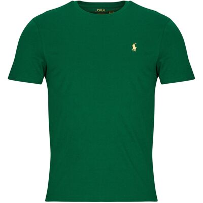 T-shirt με κοντά μανίκια Polo Ralph Lauren T-SHIRT AJUSTE EN COTON Green Small αρσενικός T-shirt με κοντά μανίκια Polo Ralph Lauren T-SHIRT AJUSTE EN COTON Green Small αρσενικός