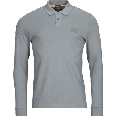 Πόλο με μακριά μανίκια BOSS Passerby Grey Small Πόλο με μακριά μανίκια BOSS Passerby Grey Small