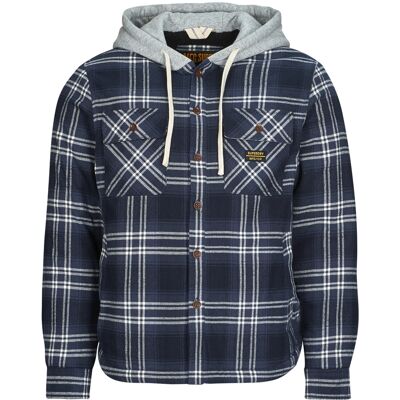 Μπουφάν Superdry SURPLUS HOODIE OVERSHIRT Μπλέ Large αρσενικός Μπουφάν Superdry SURPLUS HOODIE OVERSHIRT Μπλέ Large αρσενικός
