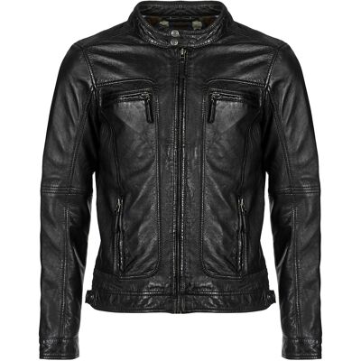 Δερμάτινο Μπουφάν Oakwood CASEY Black Medium Δερμάτινο Μπουφάν Oakwood CASEY Black Medium