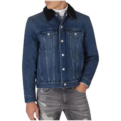 Σακάκι/Blazers Calvin Klein Jeans Foundation Sherpa Μπλέ Small αρσενικός Σακάκι/Blazers Calvin Klein Jeans Foundation Sherpa Μπλέ Small αρσενικός