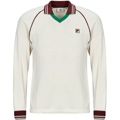 Πουλόβερ Fila MOLINAZZO REGULAR KNIT POLO SWEATER Beige Large αρσενικός Πουλόβερ Fila MOLINAZZO REGULAR KNIT POLO SWEATER Beige Large αρσενικός