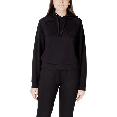 Armani Exchange XW000827AF13397UC001 Μαύρο φούτερ με λογότυπο - Φούτερ Armani Exchange XW000827AF13397UC001 Μαύρο φούτερ με λογότυπο - Φούτερ