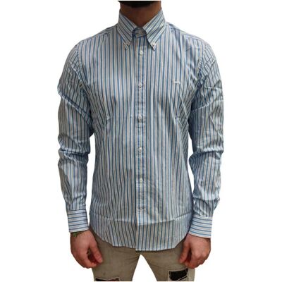 Πουκάμισο με μακριά μανίκια Harmont & Blaine CRN011013150B Μπλέ Extra Large αρσενικός Πουκάμισο με μακριά μανίκια Harmont & Blaine CRN011013150B Μπλέ Extra Large αρσενικός