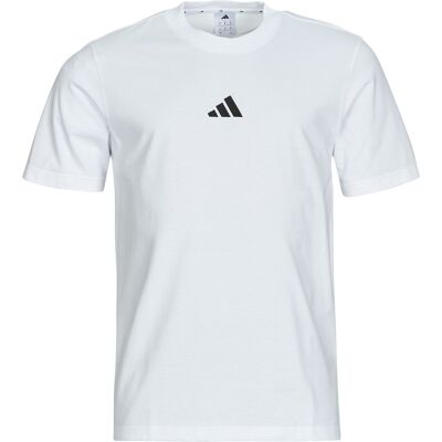 T-shirt με κοντά μανίκια adidas Essentials Small Logo Single Jersey T-Shirt Άσπρο Extra Small αρσενικός T-shirt με κοντά μανίκια adidas Essentials Small Logo Single Jersey T-Shirt Άσπρο Extra Small αρσενικός