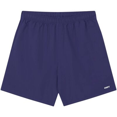 Shorts & Βερμούδες Obey Easy Bold Nylon Short Μπλέ Medium αρσενικός Shorts & Βερμούδες Obey Easy Bold Nylon Short Μπλέ Medium αρσενικός