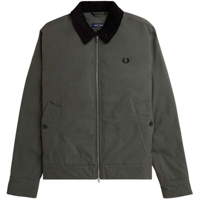 Σακάκια Fred Perry Fp The Caban Jacket Green Medium αρσενικός Σακάκια Fred Perry Fp The Caban Jacket Green Medium αρσενικός