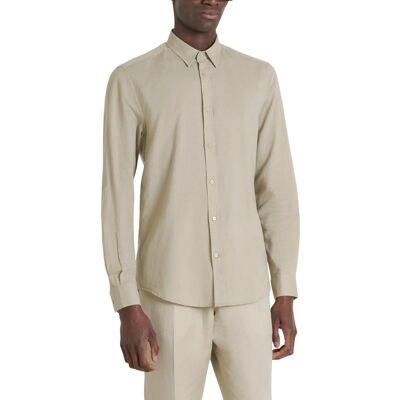Πουκάμισο με μακριά μανίκια Antony Morato SHIRT ALICANTE SLIM FIT MMSL00759-FA401074 Beige IT 54 αρσενικός Πουκάμισο με μακριά μανίκια Antony Morato SHIRT ALICANTE SLIM FIT MMSL00759-FA401074 Beige IT 54 αρσενικός