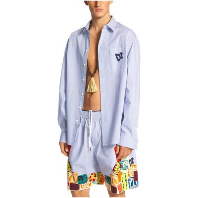 Πουκάμισο με μακριά μανίκια Dsquared OVERISIZE FIT SHIRT MEN multicolour Medium αρσενικός Πουκάμισο με μακριά μανίκια Dsquared OVERISIZE FIT SHIRT MEN multicolour Medium αρσενικός