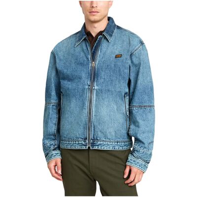 Χοντρό μπουφάν G-Star Raw DENIM LONG POCKET REGULAR FIT JACKET MEN multicolour Medium αρσενικός Χοντρό μπουφάν G-Star Raw DENIM LONG POCKET REGULAR FIT JACKET MEN multicolour Medium αρσενικός