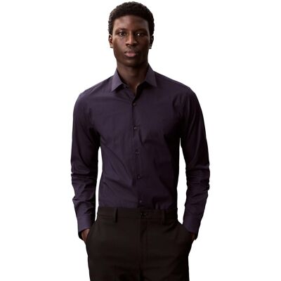 Πουκάμισο με μακριά μανίκια Calvin Klein Jeans Slim Esntl Poplin No Μπλέ EU 43 αρσενικός Πουκάμισο με μακριά μανίκια Calvin Klein Jeans Slim Esntl Poplin No Μπλέ EU 43 αρσενικός