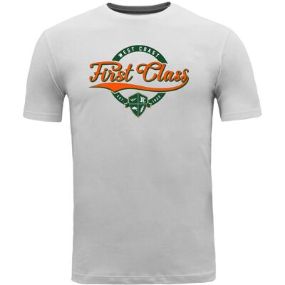 T-shirt με κοντά μανίκια Legea First Class Άσπρο Large αρσενικός T-shirt με κοντά μανίκια Legea First Class Άσπρο Large αρσενικός