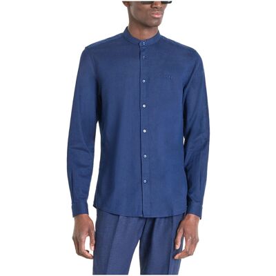 Πουκάμισο με μακριά μανίκια Antony Morato TOLEDO LINEN MAO COLLAR SLIM FIT SHIRT MEN multicolour Small αρσενικός Πουκάμισο με μακριά μανίκια Antony Morato TOLEDO LINEN MAO COLLAR SLIM FIT SHIRT MEN multicolour Small αρσενικός