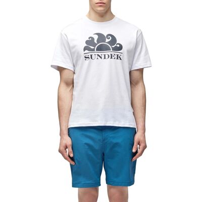 T-shirts & Polos Sundek New Simeon Logo Άσπρο Extra Large αρσενικός T-shirts & Polos Sundek New Simeon Logo Άσπρο Extra Large αρσενικός
