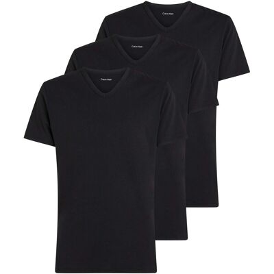 T-shirts & Polos Calvin Klein Jeans S/S V Neck 3Pk Black Extra Large αρσενικός T-shirts & Polos Calvin Klein Jeans S/S V Neck 3Pk Black Extra Large αρσενικός