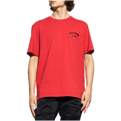 T-shirt με κοντά μανίκια Dsquared LOGO CREW NECK REGULAR FIT T-SHIRT MEN multicolour Extra Large αρσενικός T-shirt με κοντά μανίκια Dsquared LOGO CREW NECK REGULAR FIT T-SHIRT MEN multicolour Extra Large αρσενικός