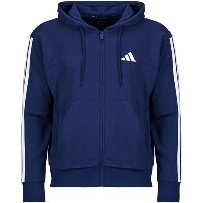 Ζακέτα adidas Essentials 3-Stripes French Terry Full-Zip Hoodie Μπλέ Medium αρσενικός Ζακέτα adidas Essentials 3-Stripes French Terry Full-Zip Hoodie Μπλέ Medium αρσενικός