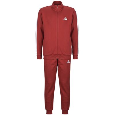 Σετ από φόρμες adidas Sportswear Basic 3-Stripes Fleece Track Suit Red Extra Large Σετ από φόρμες adidas Sportswear Basic 3-Stripes Fleece Track Suit Red Extra Large