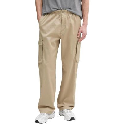 Παντελόνια Calvin Klein Jeans COTTON PULL ON STRAI LV040EM616 Beige Extra Large αρσενικός Παντελόνια Calvin Klein Jeans COTTON PULL ON STRAI LV040EM616 Beige Extra Large αρσενικός