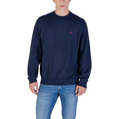 Πουλόβερ Calvin Klein Jeans LS EZ COTTON CREWNK LV04RC309G Μπλέ Extra Small αρσενικός Πουλόβερ Calvin Klein Jeans LS EZ COTTON CREWNK LV04RC309G Μπλέ Extra Small αρσενικός