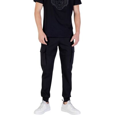Παντελόνια Antony Morato REGULAR FIT WITH LOGOED RUBBER FLAG MMFP00415-FA150168 Black Extra Small αρσενικός Παντελόνια Antony Morato REGULAR FIT WITH LOGOED RUBBER FLAG MMFP00415-FA150168 Black Extra Small αρσενικός