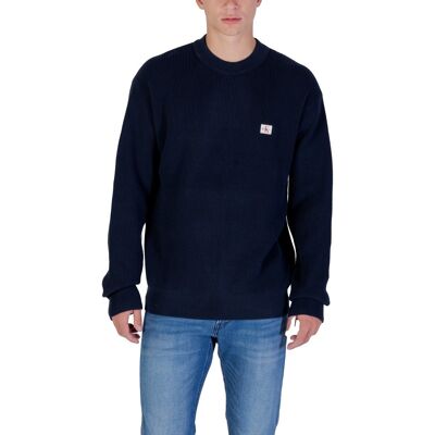 Πουλόβερ Calvin Klein Jeans LS EZ COTTON WAFFLE LV04RD313G Μπλέ Large αρσενικός Πουλόβερ Calvin Klein Jeans LS EZ COTTON WAFFLE LV04RD313G Μπλέ Large αρσενικός