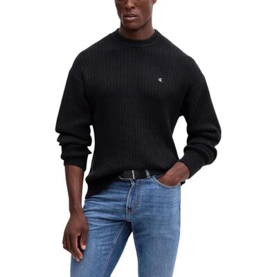 Πουλόβερ Calvin Klein Jeans LS VERTICAL TEXTURE LV04RD314G Black Large αρσενικός Πουλόβερ Calvin Klein Jeans LS VERTICAL TEXTURE LV04RD314G Black Large αρσενικός