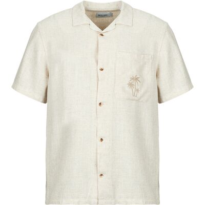 Πουκάμισο με κοντά μανίκια Deeluxe ZALTOR SH M Beige Extra Large αρσενικός Πουκάμισο με κοντά μανίκια Deeluxe ZALTOR SH M Beige Extra Large αρσενικός