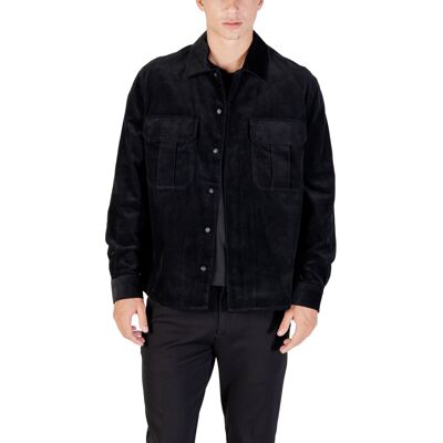 Πουκάμισο με μακριά μανίκια Antony Morato REGULAR FIT WITH LOGOED METAL BADGE MMSL00770-FA300030 Black IT 46 αρσενικός Πουκάμισο με μακριά μανίκια Antony Morato REGULAR FIT WITH LOGOED METAL BADGE MMSL00770-FA300030 Black IT 46 αρσενικός
