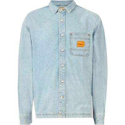 Τζιν Μπουφάν/Jacket Replay Denim Shirt Μπλέ Medium αρσενικός Τζιν Μπουφάν/Jacket Replay Denim Shirt Μπλέ Medium αρσενικός