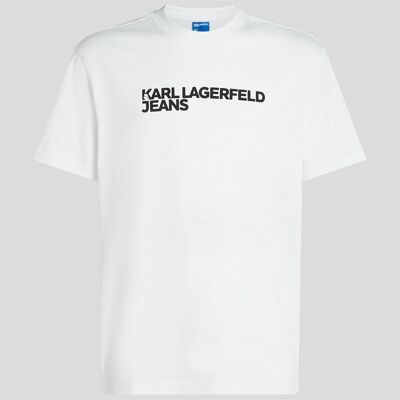 T-shirt με κοντά μανίκια Karl Lagerfeld Klj Reg Ss Essential Tee Άσπρο Medium αρσενικός T-shirt με κοντά μανίκια Karl Lagerfeld Klj Reg Ss Essential Tee Άσπρο Medium αρσενικός