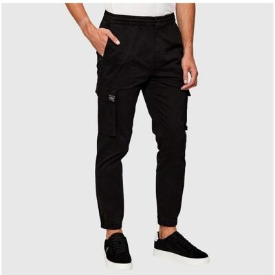 Παντελόνι Παραλαγγής Calvin Klein Jeans Skinny Elastic Twill Car Black Extra Large αρσενικός Παντελόνι Παραλαγγής Calvin Klein Jeans Skinny Elastic Twill Car Black Extra Large αρσενικός
