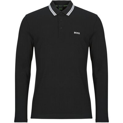 Πόλο με μακριά μανίκια BOSS Plisy Black Medium Πόλο με μακριά μανίκια BOSS Plisy Black Medium