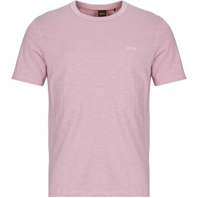 T-shirt με κοντά μανίκια BOSS Tegood Ροζ 3X-Large αρσενικός T-shirt με κοντά μανίκια BOSS Tegood Ροζ 3X-Large αρσενικός