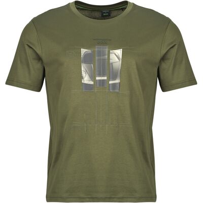 T-shirt με κοντά μανίκια BOSS TS_PS Spirit70 Grx Kaki Medium αρσενικός T-shirt με κοντά μανίκια BOSS TS_PS Spirit70 Grx Kaki Medium αρσενικός