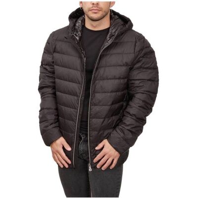 Μπουφάν Geox M2625b T2562 M Dereck Hood Jacket Black FR 56 αρσενικός Μπουφάν Geox M2625b T2562 M Dereck Hood Jacket Black FR 56 αρσενικός