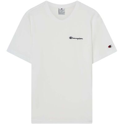 T-shirt με κοντά μανίκια Champion Short Sleeve T-Shirt Άσπρο Small αρσενικός T-shirt με κοντά μανίκια Champion Short Sleeve T-Shirt Άσπρο Small αρσενικός