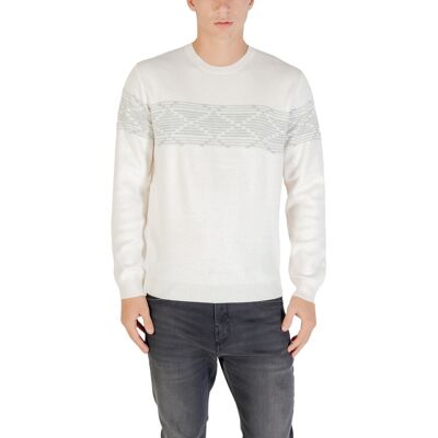Πουλόβερ Antony Morato LISBON REGULAR FIT MMSW01566-YA401141 Άσπρο Medium αρσενικός Πουλόβερ Antony Morato LISBON REGULAR FIT MMSW01566-YA401141 Άσπρο Medium αρσενικός