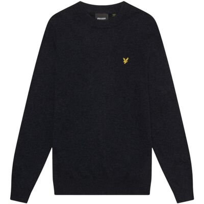Πουλόβερ Lyle & Scott Lambswool Blend Crew Neck Jump KN2114VC Μπλέ Small αρσενικός Πουλόβερ Lyle & Scott Lambswool Blend Crew Neck Jump KN2114VC Μπλέ Small αρσενικός