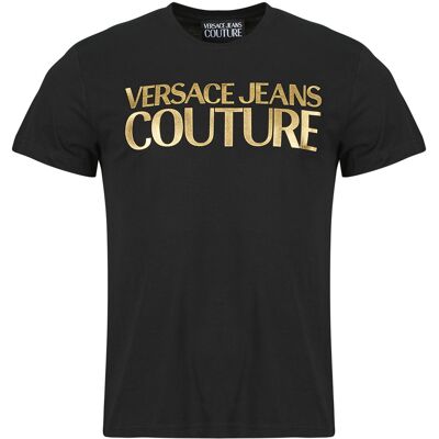 T-shirt με κοντά μανίκια Versace Jeans Couture 80GAHT00 Black Large αρσενικός T-shirt με κοντά μανίκια Versace Jeans Couture 80GAHT00 Black Large αρσενικός