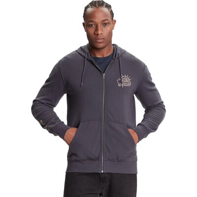 Ζακέτα Quiksilver Zip Hoodie Μπλέ 2X-Large αρσενικός Ζακέτα Quiksilver Zip Hoodie Μπλέ 2X-Large αρσενικός