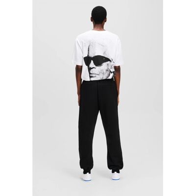 Παντελόνια Karl Lagerfeld Klj Text Logo Slim Sweatpa Black Extra Large αρσενικός Παντελόνια Karl Lagerfeld Klj Text Logo Slim Sweatpa Black Extra Large αρσενικός