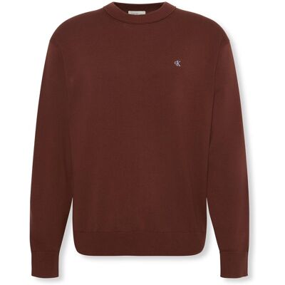 Αθλητικό T-shirt Calvin Klein Jeans Ls Ez Cotton Crewnk Red Large Αθλητικό T-shirt Calvin Klein Jeans Ls Ez Cotton Crewnk Red Large